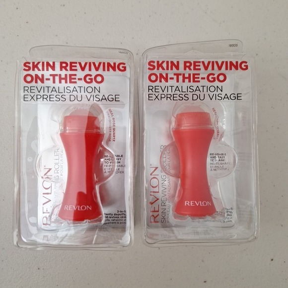 Lot Of 2 Revlon‎ Skin Reviving On-The-Go Roller Depuffs Cools Revives Skin - Picture 2 of 7